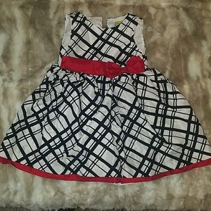 24 mo black and white dress